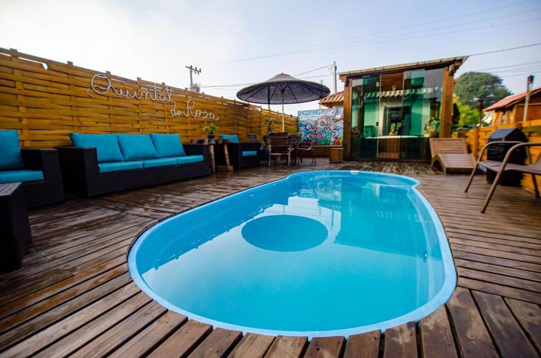 Hostel Quintal Do Rosa Praia do Rosa Exteriör bild